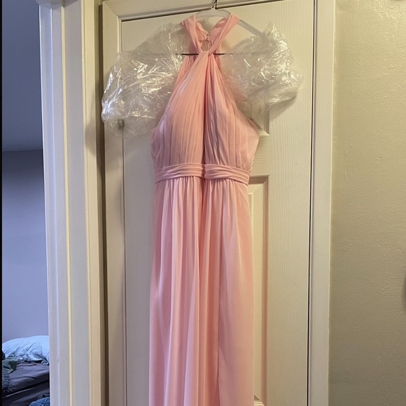 JASMINE Halter Neckline Long Bridesmaid/Prom Dress - Picture 5 of 6